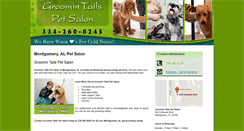 Desktop Screenshot of groomintails.com